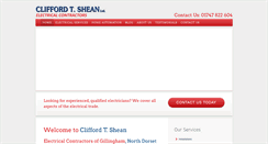 Desktop Screenshot of cliffordtshean.co.uk