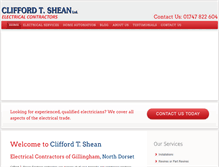 Tablet Screenshot of cliffordtshean.co.uk